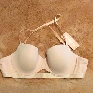 ThirdLove cotton shirt bra 24/7   Pale pink